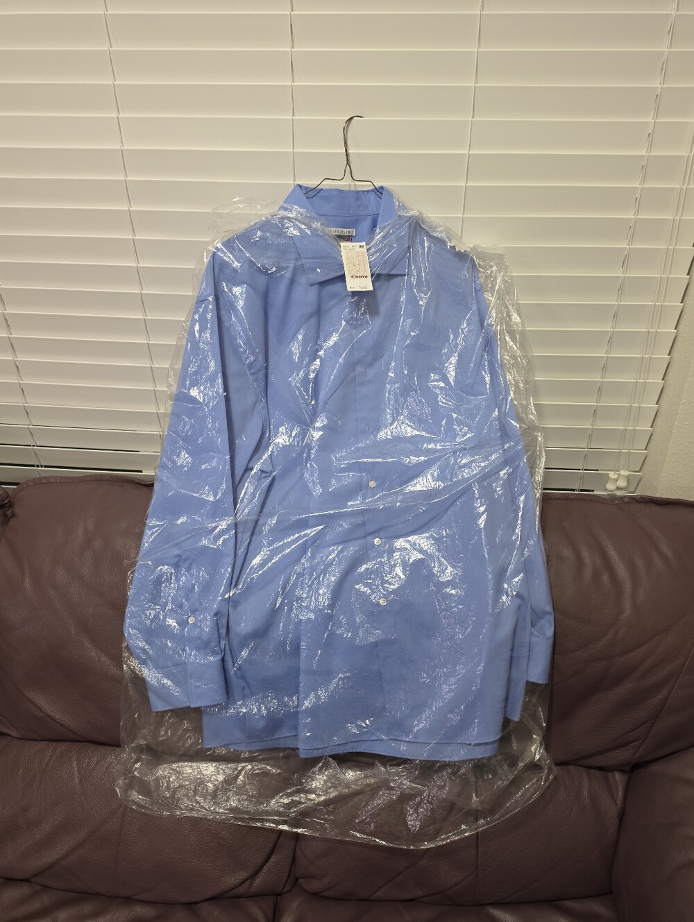 Kohl's Men's Light Blue Shirt Jacket